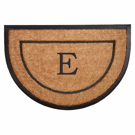 Calloway Mills Monogram Door Mat, Black, Natural, 24 in W x 36 in L 106572436E
